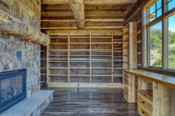 Colorado House Fireplace