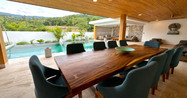 Koh Samui Villa Outdoor Dining Area