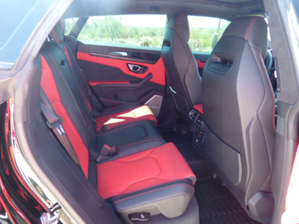 Lamborghini Urus rear seat