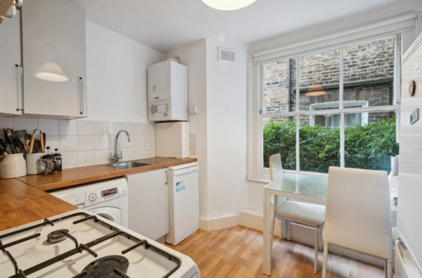 London Apartment Dining Area