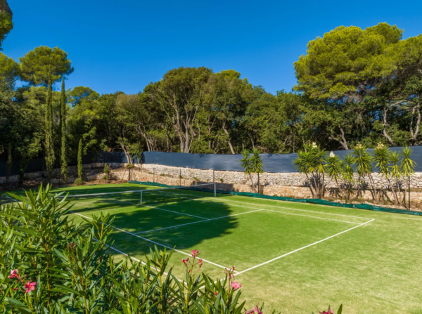 Nice France House Tennis Court