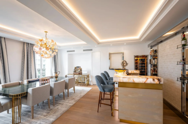 Paris Apartment Dining Area