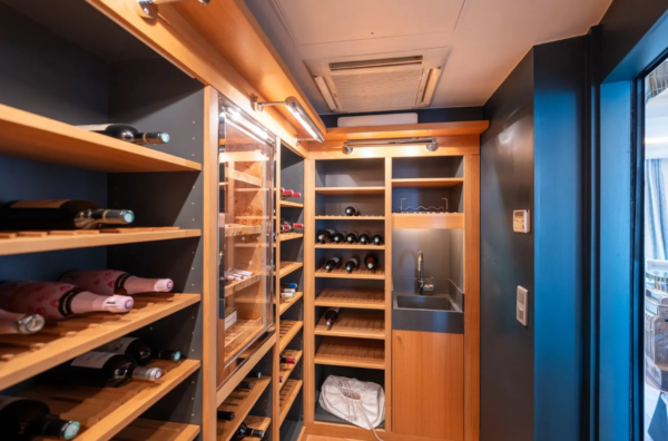 Paris Apartment Wine Storage Room