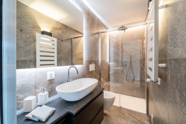 St Moritz Apartment Bathroom