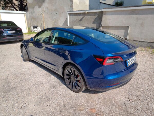 Tesla Model 3 back side