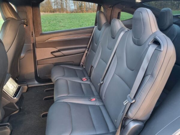 Tesla Model X rear seats