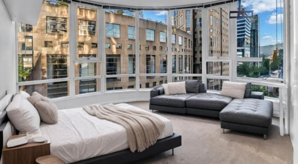 Vancouver Apartment Bedroom Glass Window