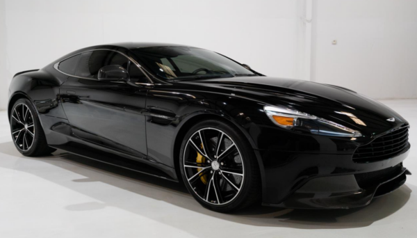 Aston Martin Vanquish bitcoin, crypto, luxury cars