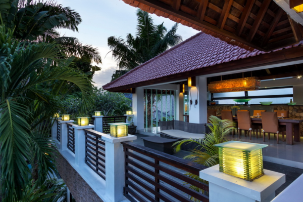 Bali Indonesia Villa balcony