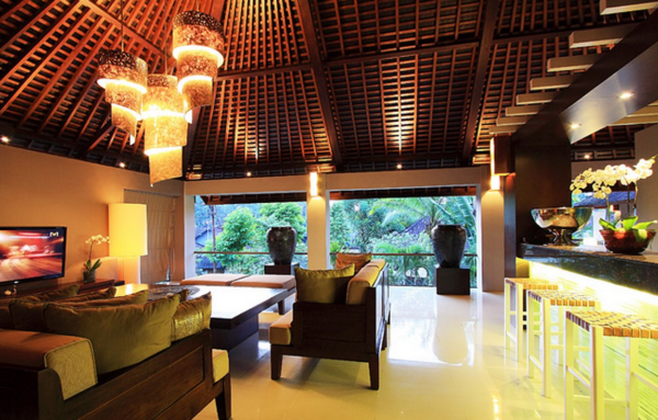 Bali Indonesia Villa living area