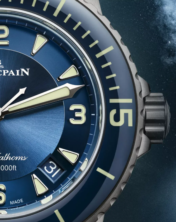 Blancpain Fifty Fathoms dial