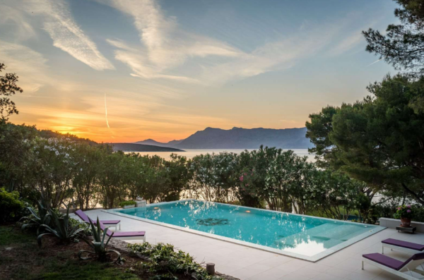 Brac Croatia Villa swimming pool