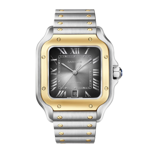 Cartier Santos bitcoin, crypto, luxury watches