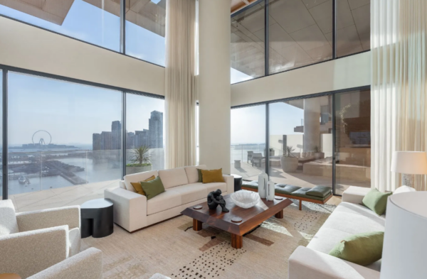 Dubai United Arab Emirates Penthouse living room