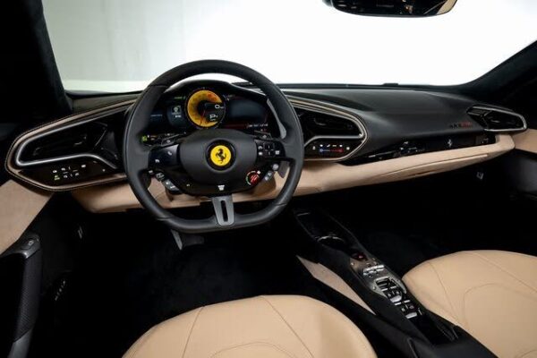 Ferrari 296 GTS cockpit