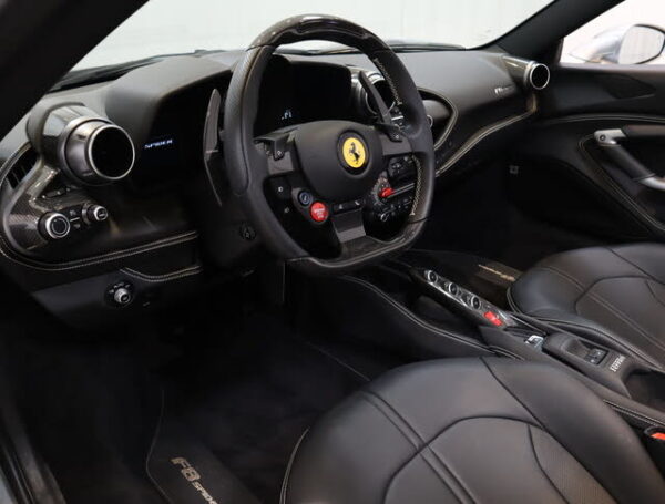 Ferrari F8 cockpit