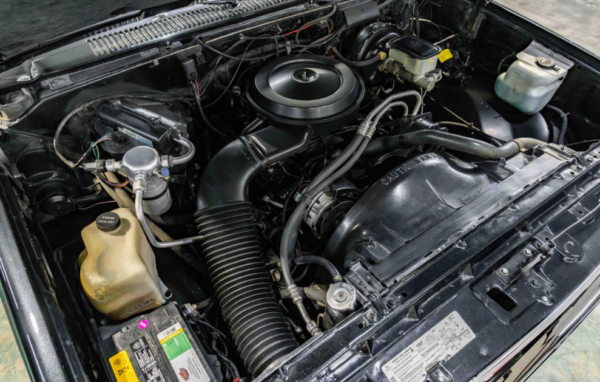 GMC K1500 Sierra engine bay