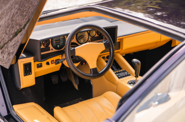 Lamborghini Countach cockpit