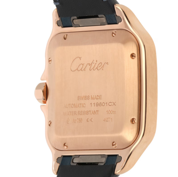 Pre-Owned Santos De Cartier Rose Gold 40mm – Bild 4