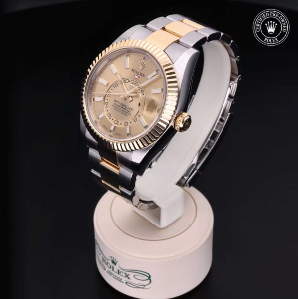 Pre-Owned | Rolex Sky-Dweller dial