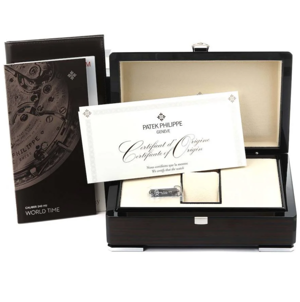 Pre-Owned USA | Patek Philippe World Time box, papers