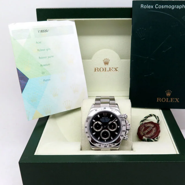 Pre-Owned Rolex Cosmograph Daytona Black Dial - Image 5