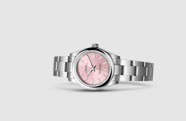 Rolex Oyster Perpetual 31 Pink Dial band