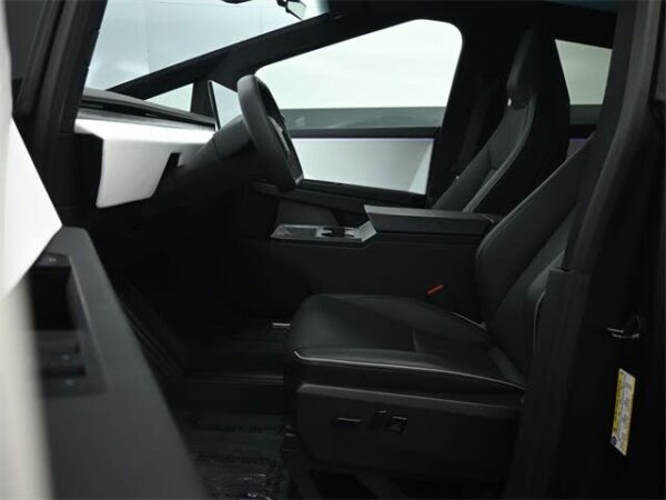 Tesla Cybertruck front seat