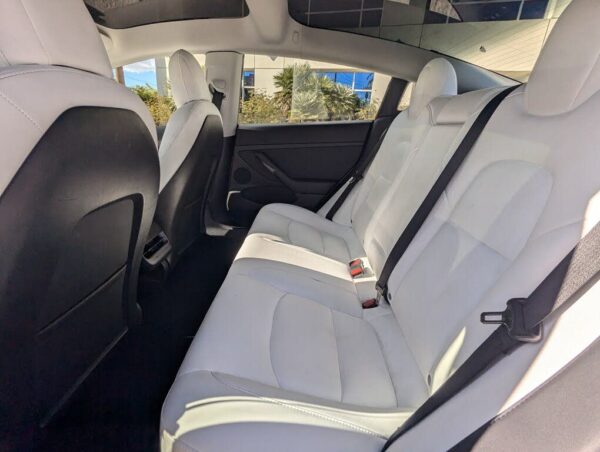 Tesla Model 3 rear seat