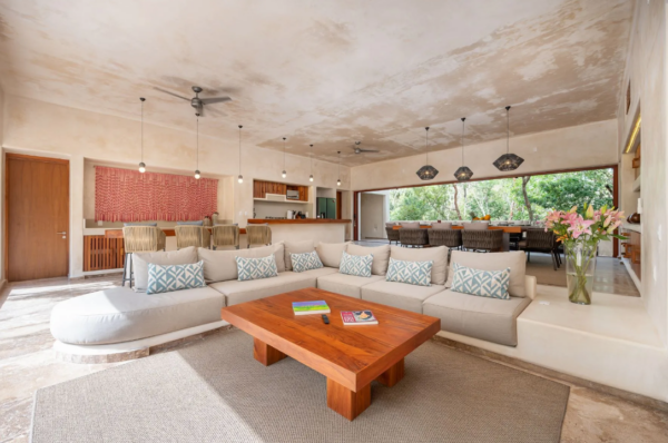 Tulum Mexico Penthouse living room