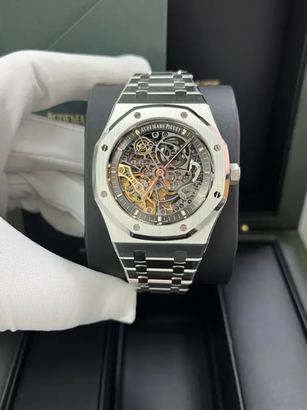 Audemars Piguet Royal Oak Openworked Stainless Steel actual photo