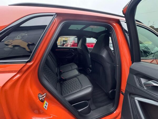 Audi RS Q3 rear seat