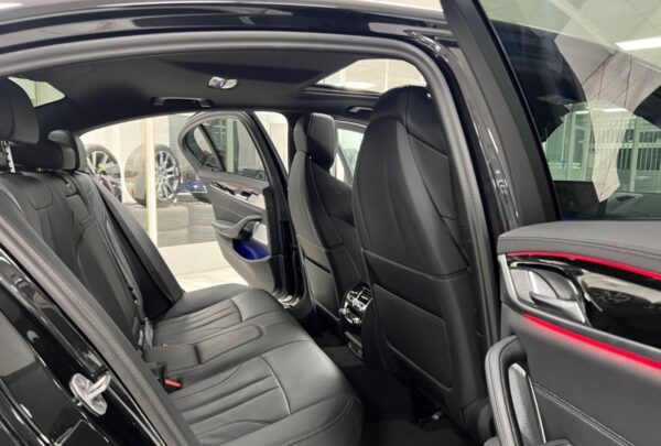 BMW M5 rear seat