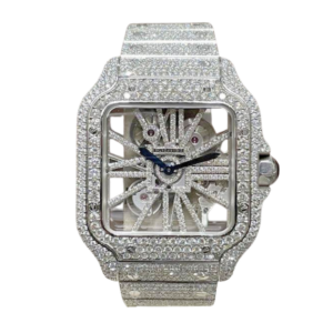 Cartier Santos bitcoin, crypto, luxury watches