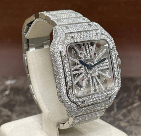 Cartier Santos dial