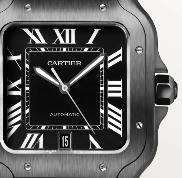 Cartier Santos dial