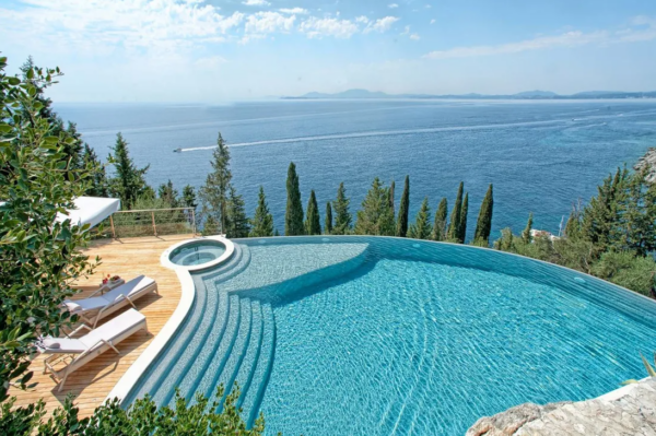 Corfu Greece House swimming pool