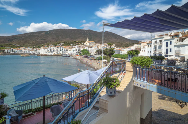 Costa Brava Spain House view, staircase