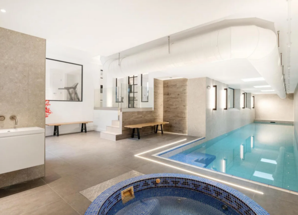 London United Kingdom House indoor swimming pool