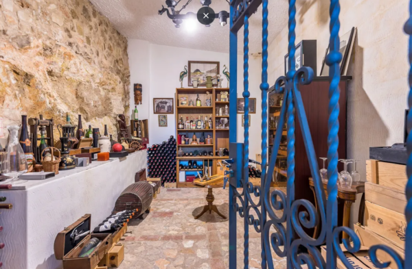 Mallorca Spain House wine storage area