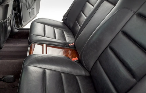 Mercedes E500 rear seats