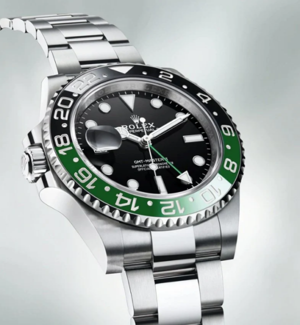 Rolex GMT-Master II Oystersteel Black and Green Bezel bezel