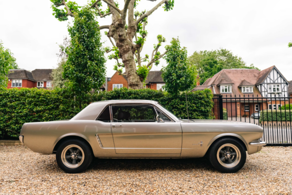 Ford Mustang bitcoin, crypto, luxury vehicles side view