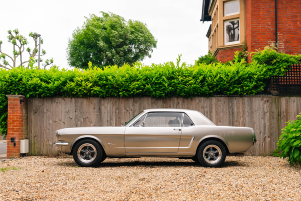 Ford Mustang bitcoin, crypto, luxury vehicles side view