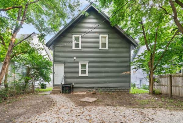 Indianapolis United States House backyard