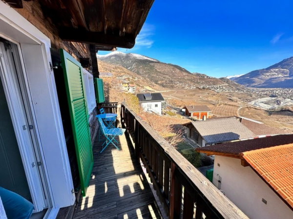 Valais Switzerland Apartment balcony