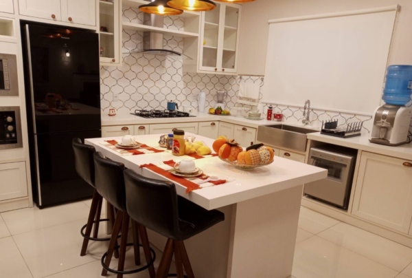 Santa Maria Brazil House kitchen, dining area